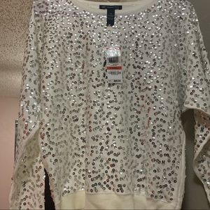 NWT Inc sequin blouse